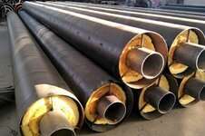 預(yù)制直埋鋼套鋼保溫螺旋鋼管